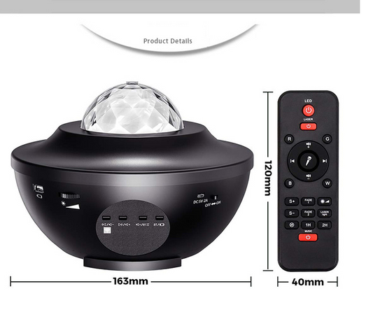 Galaxy Projector Star Lights with Remote Control - Light Projector for Bedroom and Gaming Room - Best Kids Night Light Projector with Starlight for a Cosmic Atmosphere